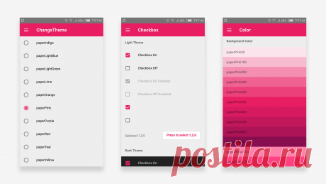 A Material Design style React Native component
