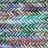 Herringbone in the round