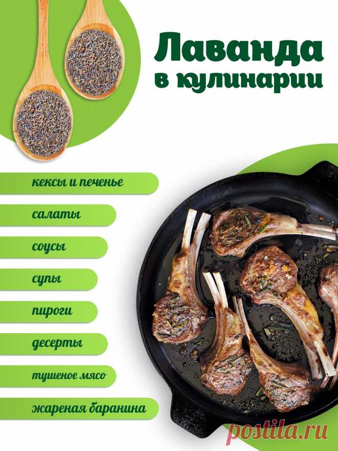 Лаванда в кулинарии