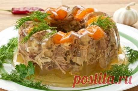 Холодец из курицы с желатином