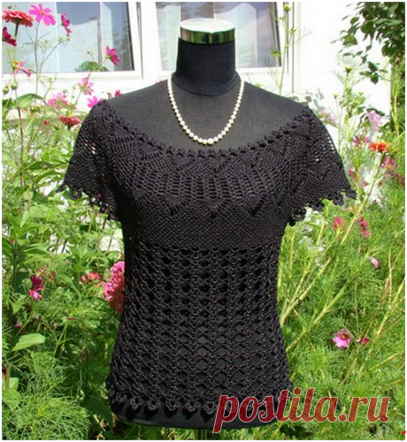 Нарядный топ крючком со схемами. Летний ажурный топ крючком схемы | Handmade24