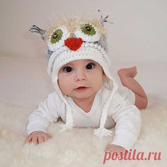 20 идей забавных детских шапочек крючком и спицами - UaМастера - все о handmade в Украине