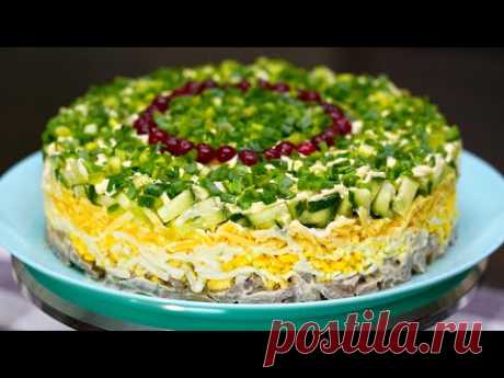 СРАЗУ ПОПАЛ в ТОП! НЕРЕАЛЬНО ВКУСНЫЙ Салат "ГУРМАН" | Кулинарим с Таней