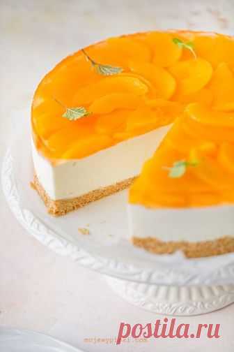 Сирене торта с праскови Моите печени стоки