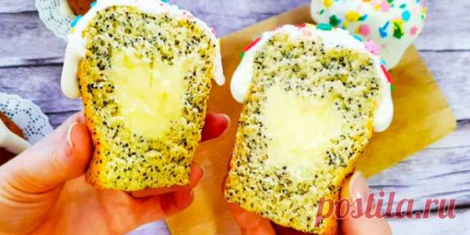 ПП КУЛИЧ МАКОВЫЙ С ЛИМОННЫМ КУРДОМ