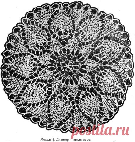 вязаные ажурные салфетки / Вязание спицами / Вязание спицами для начинающих