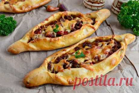 Рецепт турецкой пиццы "Пиде" от лучшего ресторана Сама вкусная турецкая пицца за 20 минут