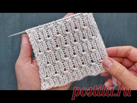 Нарядная резинка  / Вариация резинки 1 на 1 с ажурными элементами