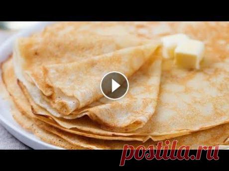 Блины на молоке Супер тонкие/ заварные блины Нежнейшие блинчики , которые просто светятся, очень вкусные и без начинки и при этом очень долго остаются свежими. не крошатся и не лопаются❗ Еще неск...