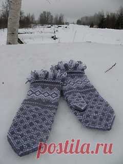Ravelry: ONINA's Latvian mittens