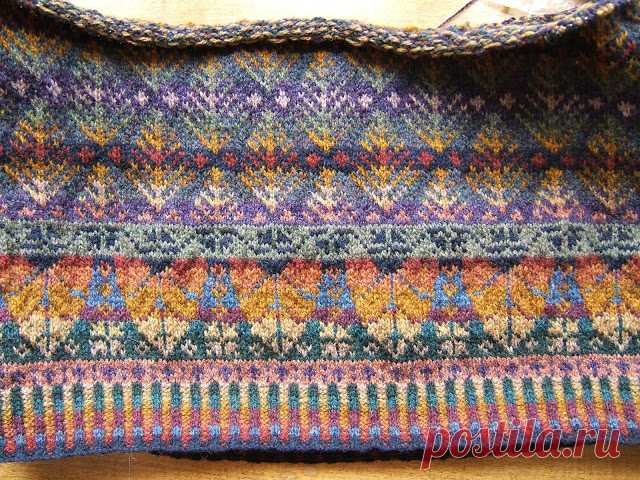 Вязание в стиле Fair isle :cнуды, шарфы,шапки...
