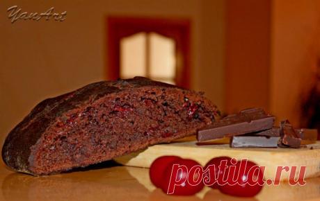 Шоколадный хлеб с вишней/Chocolate Cherry Bread - Домашний хлеб/Homemade bread -