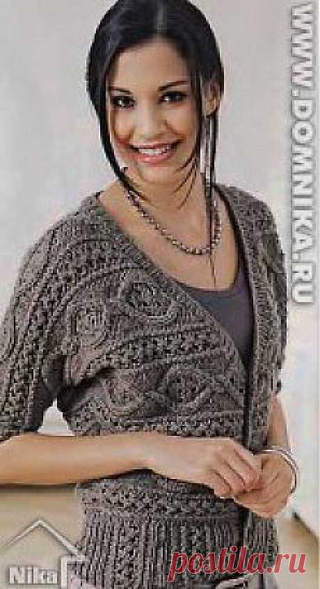 Жакеты » Вязание крючком и спицами схемы и модели