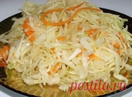 РЕЦЕПТ МОМЕНТАЛЬНОЙ КВАШЕННОЙ КАПУСТЫ В БАНКЕ | Самые вкусные рецепты