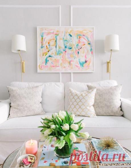 Теплые пастельные цвета в дизайне интерьера