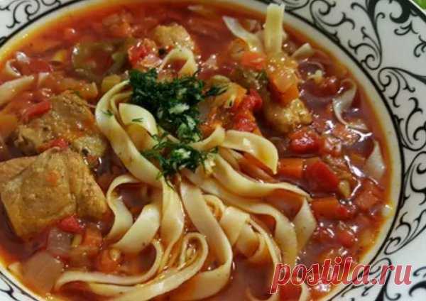 Лагман по-кавказски. | вкусняшки по-домашнему | Яндекс Дзен