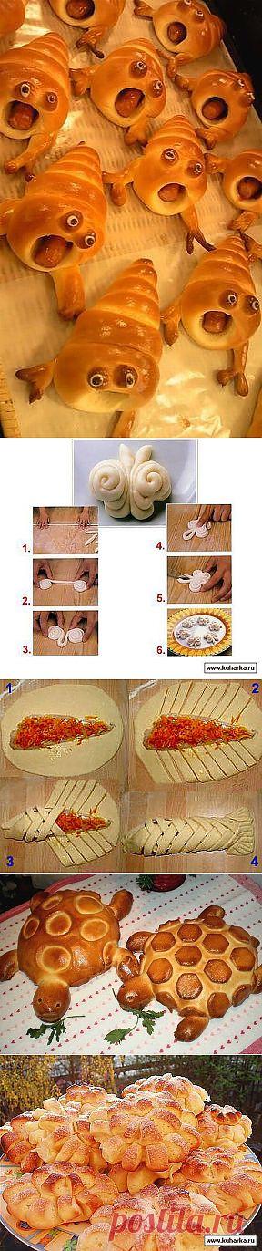 Разделка теста для красивой выпечки..