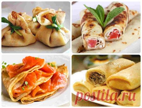 15 вариантов начинки для блинов | Печем и варим