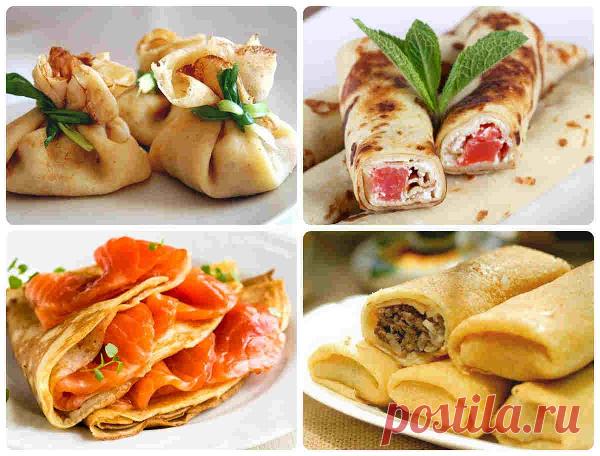 15 вариантов начинки для блинов | Печем и варим