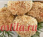 Картофельные шарики в кунжутных семечках. Постное.