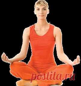 Сукхасана (Sukhasana) - лёгкая поза.