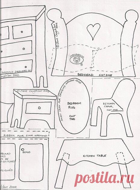 Фото из альбома «Домик из ткани.Выкройки.» на Яндекс.Диске Посмотреть альбом на Яндекс.Диске