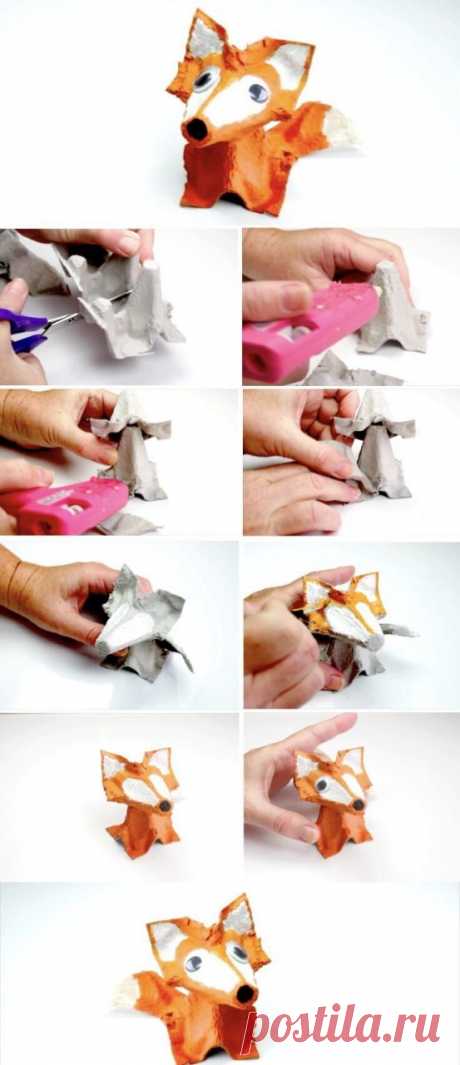 Что еще можно сделать с коробками из-под яиц (33 фото)