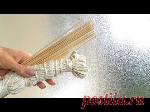 Идея из ШПАЖЕК и ВЕРЕВКИ своими руками