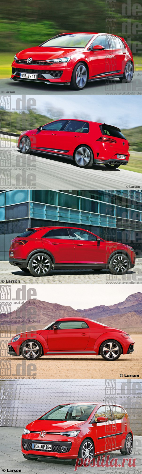 Auto Bild: VW в 2018 и 2019 (изображения могут быть неточными)