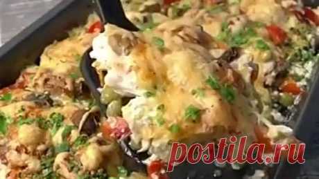 Запеканка из курицы и овощей ( рецепт )
