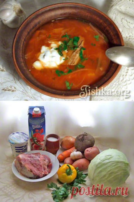 Красный борщ