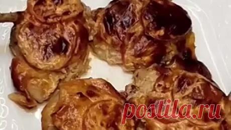 Куриные отбивные под румяной шапочкой (LOW)