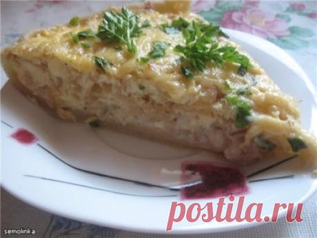 Французский пирог с рыбой : Выпечка несладкая