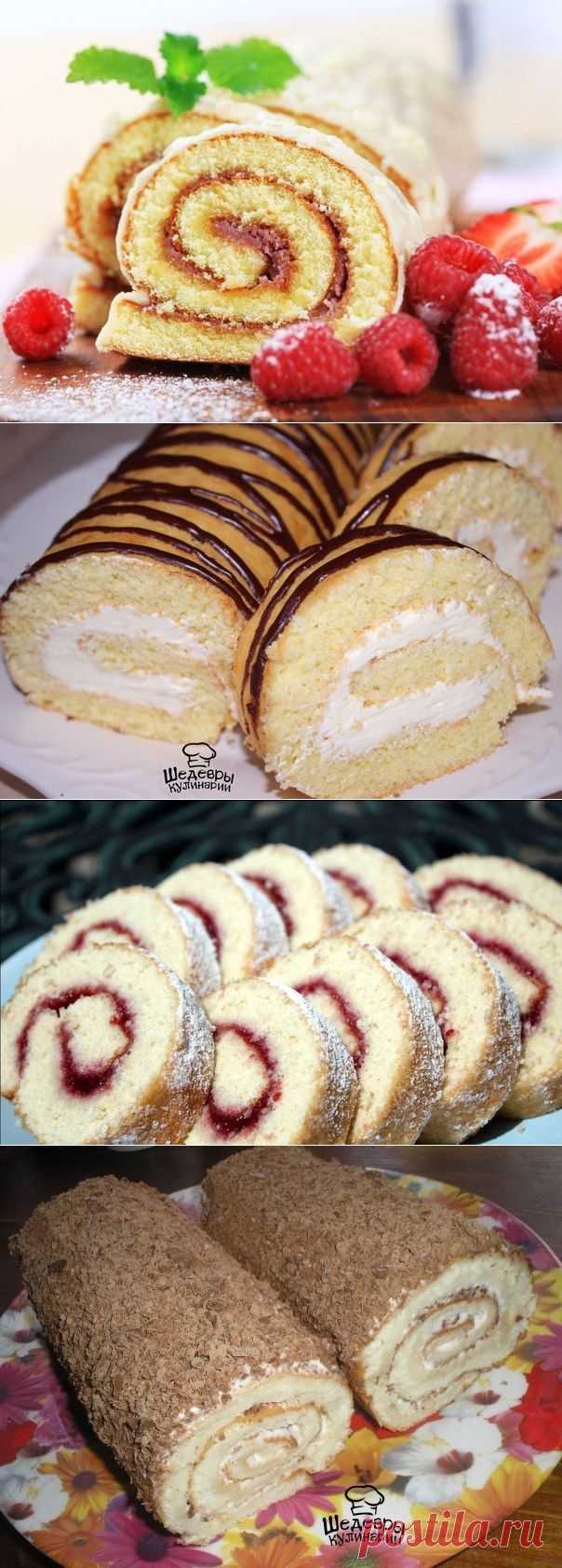 БЫСТРЫЕ РУЛЕТИКИ К ЧАЮ********
1) ВКУСНЫЙ РУЛЕТИК
ИНГРЕДИЕНТЫ:
● 2 яйца
● 1 ст. сахара
● 1 ст. йогурта
● ванилин
● 1 ч.л. соды
● 1,5 ст. муки
● джем для смазывания.