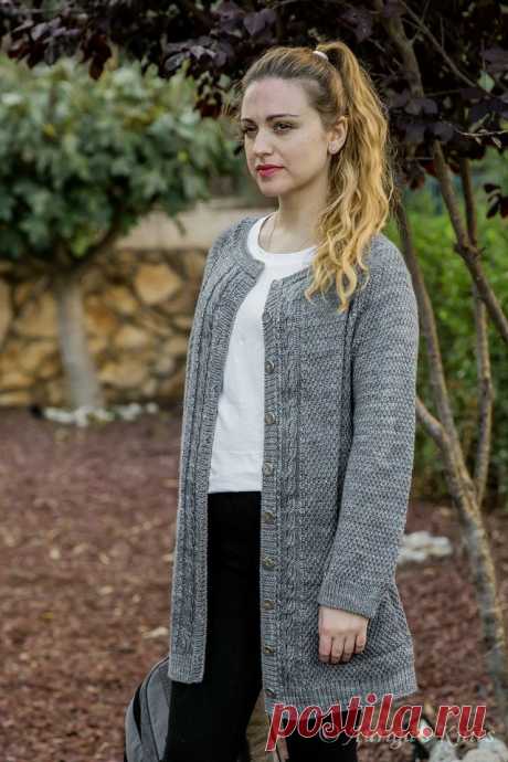 Пост на стене #вязание #спицы #кардиган