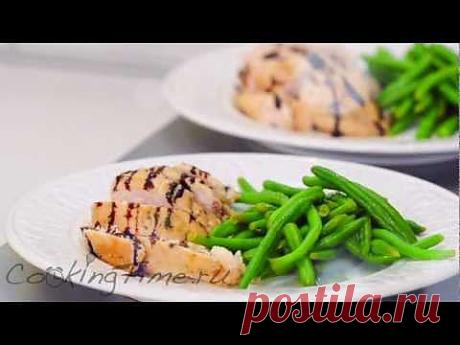 Куриные грудки в фольге - видеорецепт - YouTube