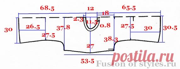 Летняя блуза с цельнокроеным коротким рукавом | СЛИЯНИЕ СТИЛЕЙ