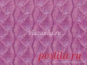 Ажурный узор "Английский бордюр" | Viazanka.ru