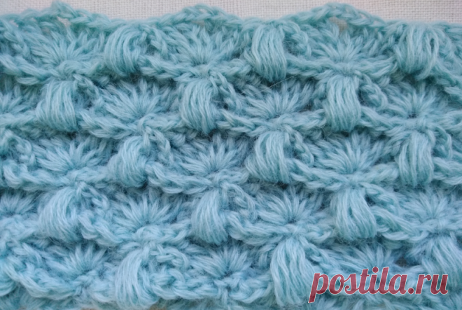 ВВ 105. Свяжу сама крючком: красивый, ажурно-плотный и объемный узор для пуловера, кардигана, палантина, шали, пледа. МК. | Вязание крючком | Яндекс Дзен