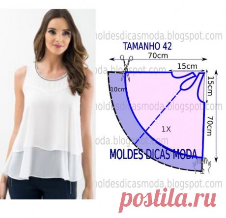 Белая блузка годе
Эта модель выглядит хорошо с  тканью из шелка, сетки, соболя, органзы, атласа и всех тканей, которые имеют хорошую отделку. Он занимает 1 метр и 50 сантиметров ткани. Зазор 5% (пример в метре 5 см). В зависимости от ширины детали требуется две или одна высота ткани.

 #шить #шитьемое #шитьлегко #шитьедетям #шитьедлядетей #шитьеикрой #шитьемоехобби #шитье #выкройки #кройка #идеи #урокишитья #моделирование #sewing #patterns #рукоделие #handmade #sewinglesso...