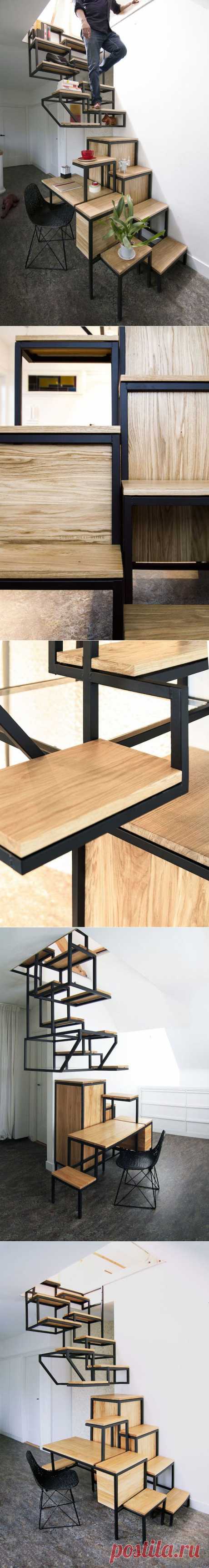 Amazing multifunctional stairs | Coolarchitecture | Daily Inspiration on WhereCoolThingsHappen