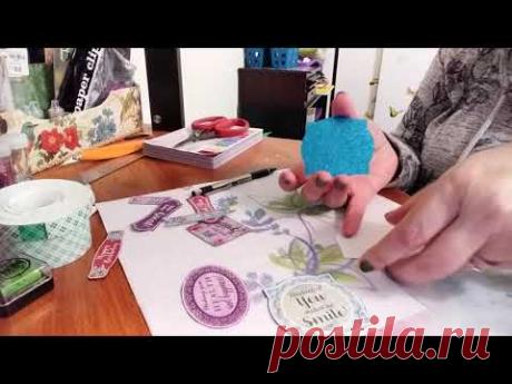 МК. Создаём объёмный лейбл своими руками - запись пользователя Octyabrina66 (Лилия Перепёлкина) в сообществе Работа с бумагой в категории Открытки