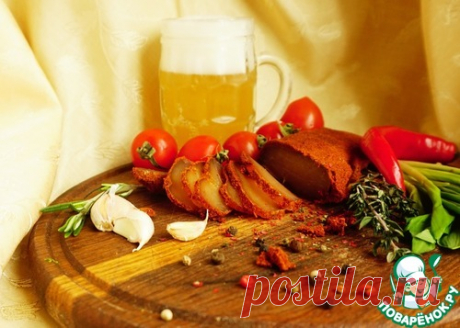 Бастурма из куриного филе – кулинарный рецепт