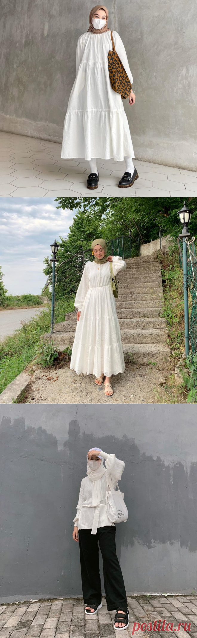 How to Style White For Hijab Style For Summer Looks - Hijab-style.com