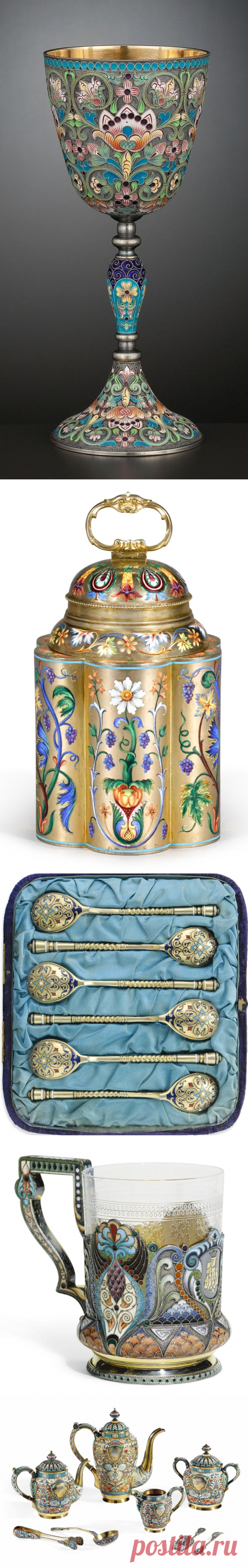 Эмальеры "русского стиля"...И.П. Хлебников, сыновья и К °