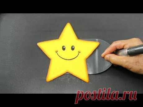 Kids PANCAKE Twinkle Twinkle Little Star Learn Coloring and Drawing for Children