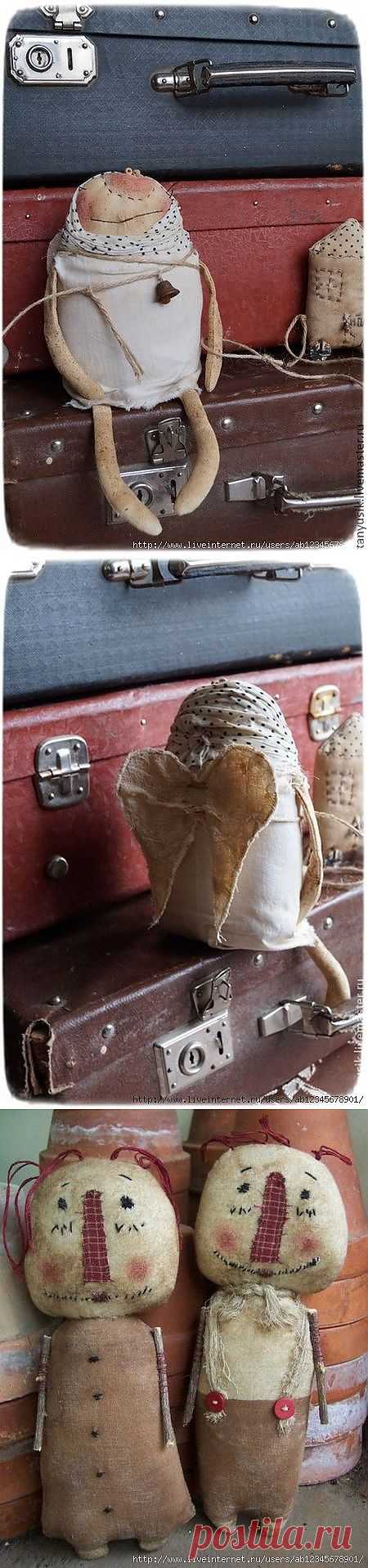 Милая примитивная кукла. Идеи и выкройки..