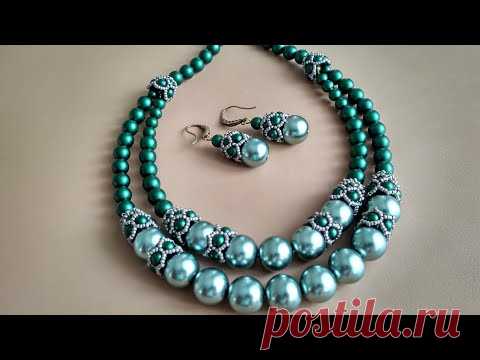 A set of jewelry. Украшения. МК шапочки для бусин