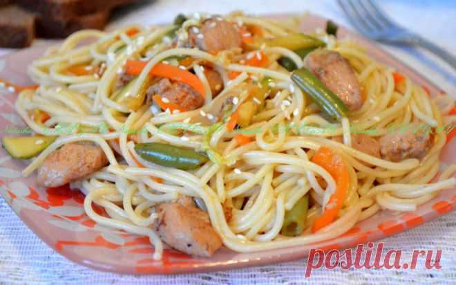 курица с овощами по корейски