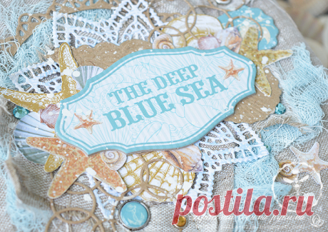 Bee Shabby: Альбом от Ульяны и Полины. Вдохновение коллекцией Blue Sea
